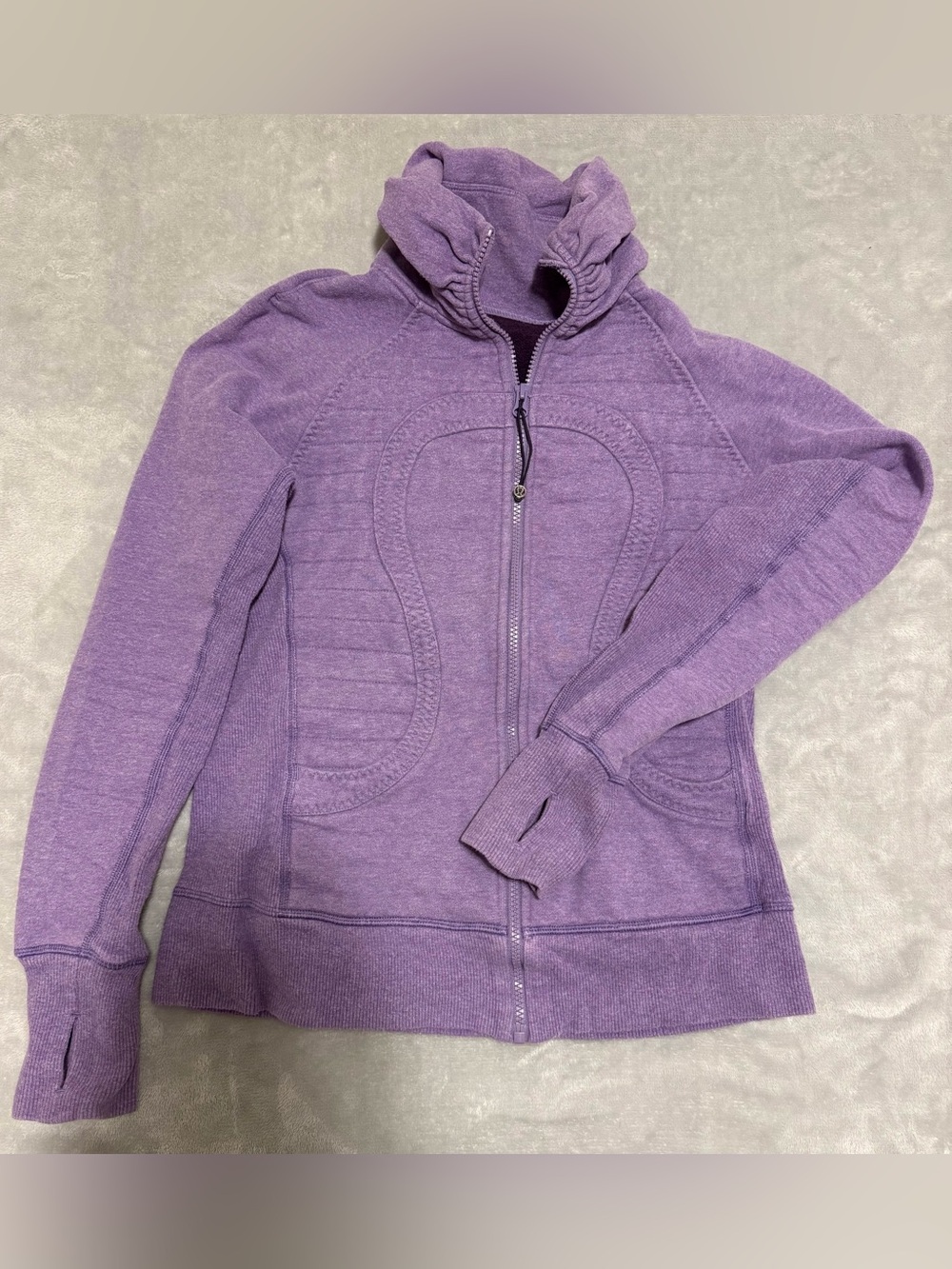 Lululemon Size 8 Zip-up Funnel Neck Sweater